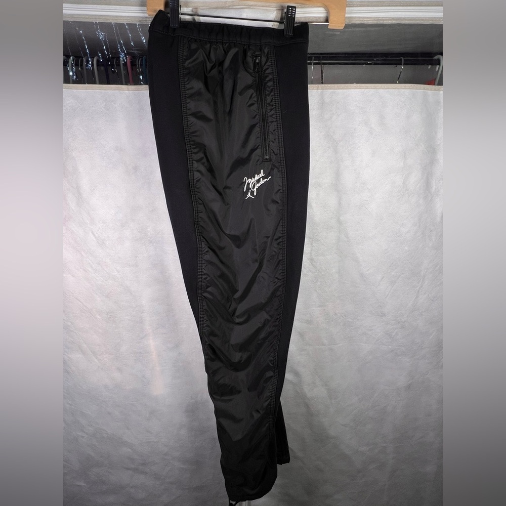NIKE Air Jordan Flight MVP Wheaties Jogger Black & White Pants Sz M - Picture 3 of 9